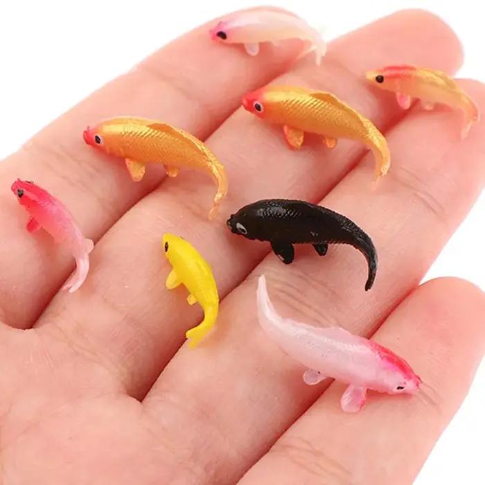 Mini modèle Miniature de poisson, poisson, carpe, Animal de Simulation, jouets pour enfants, bricola