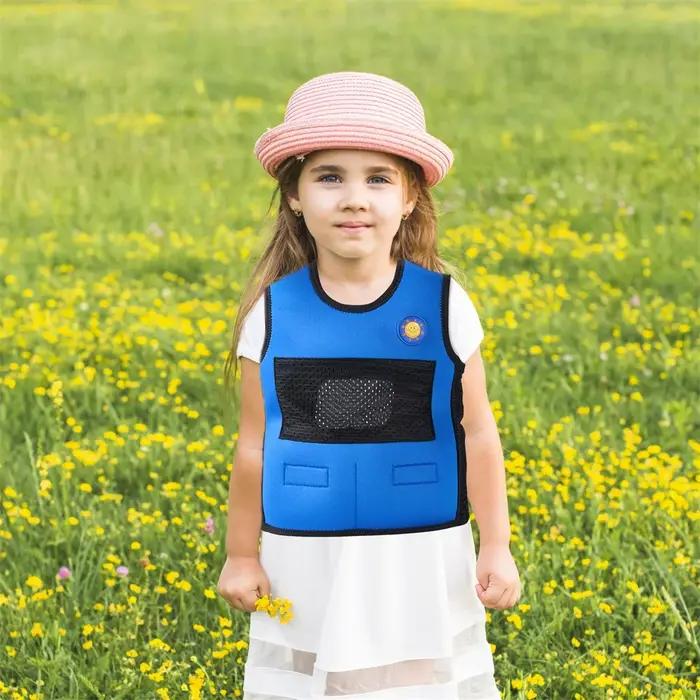 Gilet lesté réglable pour enfants avec troubles du spectre autistique aide à la régulation émotionnelle et sensorielle usage quotidien occasions spéciales