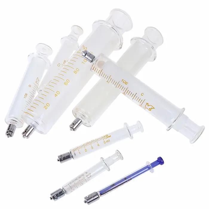 Seringue en verre 1/2/5/10/20/30/50/100 ml avec embout Luer Lock - seringue préremplie en verre boro