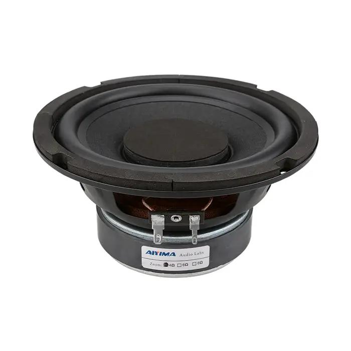 AIYIMA 1 pièce Subwoofer 6,5 pouces 4/8 Ohm 80W Super Bass Woofer Haut-parleur Home Cinéma pour Ence