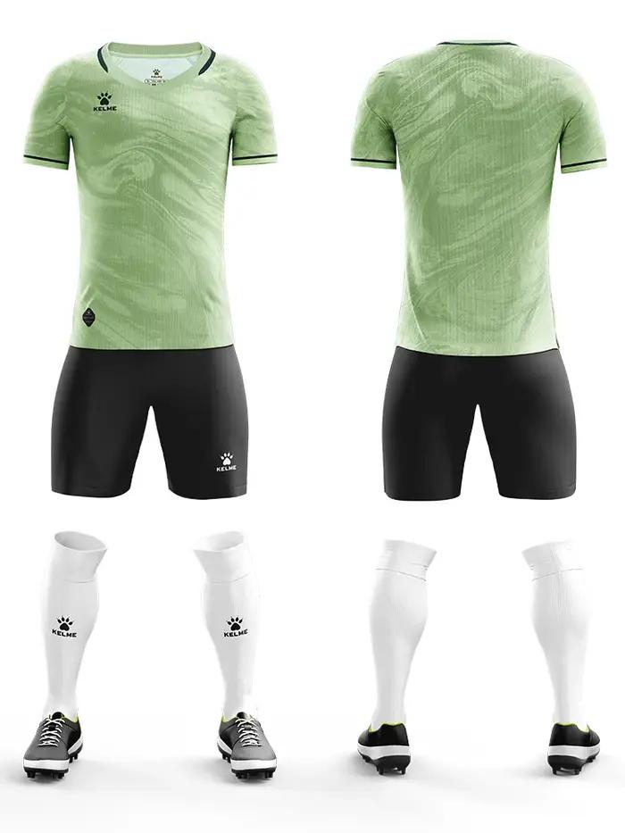 KELcloser-Maillot de Football à Manches Courtes pour Adulte, Uniformes d'Équipe de Jeu, Ensemble de
