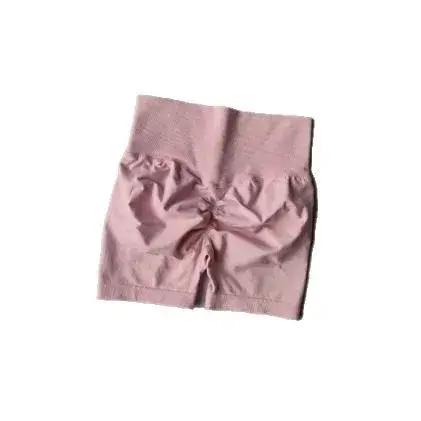 Shorts de sport taille haute effet galbant, compression abdominale, amincissant, séchage rapide, pou