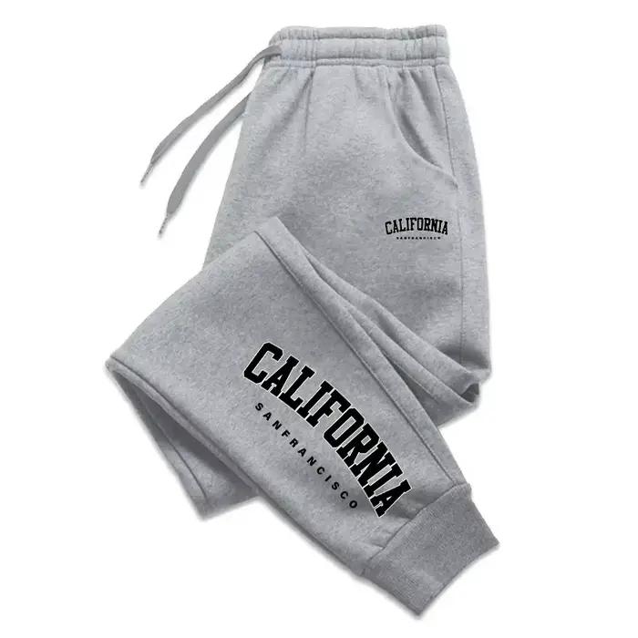 Pantalons de jogging pour hommes noirs décontractés et polyvalents pour le sport et le quotidien nouvelle mode quatre saisons vêtements pour homme occasions spéciales