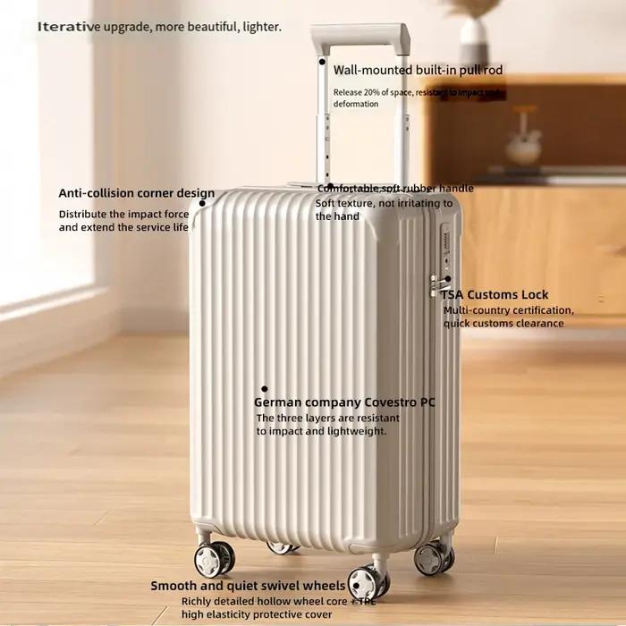 Petite valise ultralégère de 14 pouces, bagage à main de 20 pouces, étui de voyage léger, bagage à m