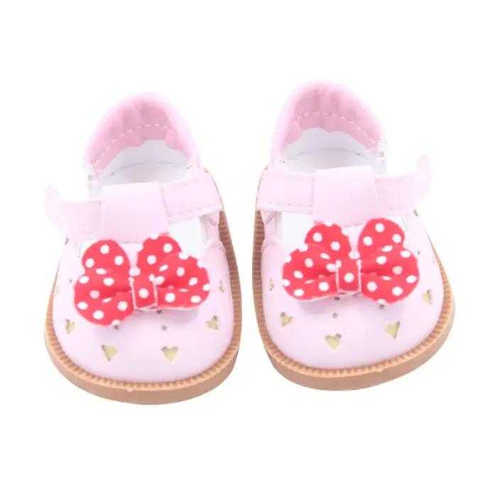Chaussures de poupée de 7 Cm, vêtements, bottes faites à la main pour fille américaine de 18 pouces
