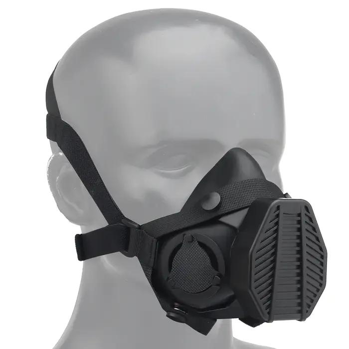 SOTR-Demi-Masque de Résubdivision avec Filtre Anti-Poussière et Micro, Accessoires de Tir et de html