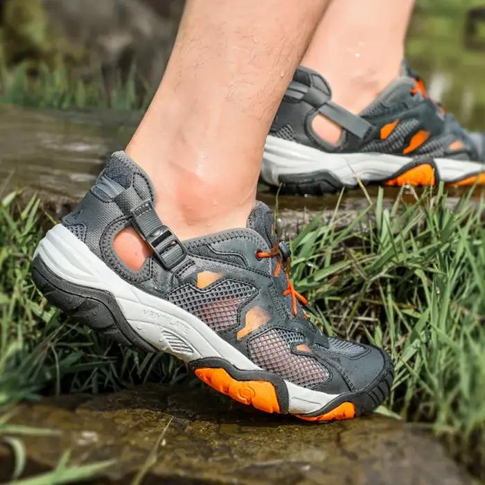 HUMTTO-Bottes de randonnée respirantes pour hommes, baskets de marque, sandales de trekking d'été, c