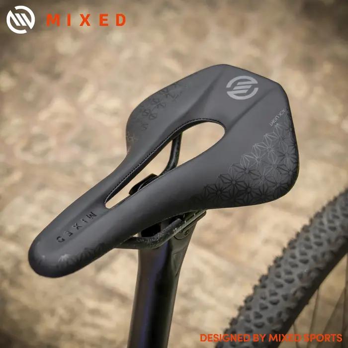 Selle de vélo entièrement en fibre de carbone mélangée 5D Ultra Pack, siège de vélo léger, VTT de ro