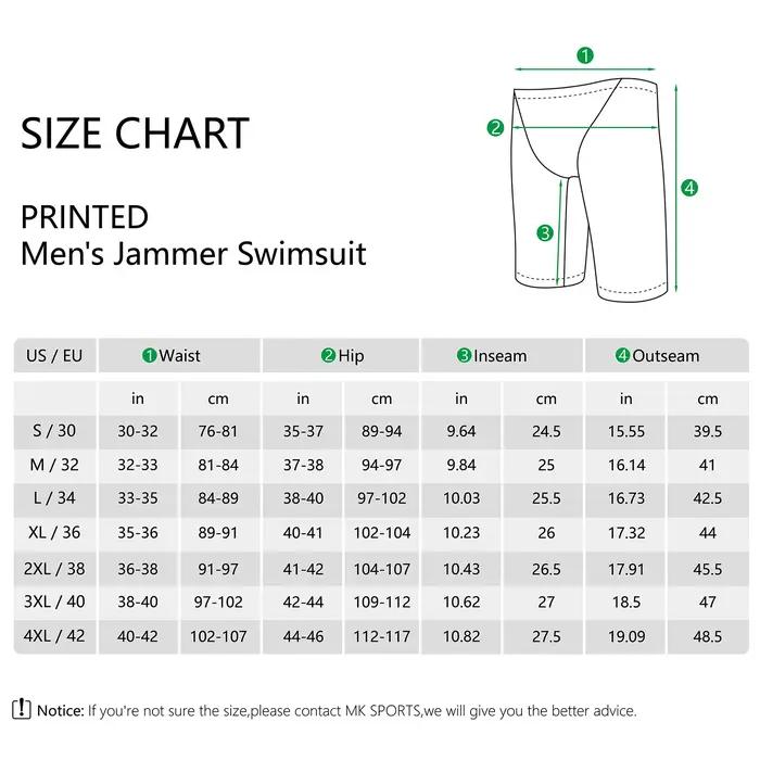 MY KILOMETRE Maillots de bain pour hommes Jammers de natation athlétiques professionnels Maillots de
