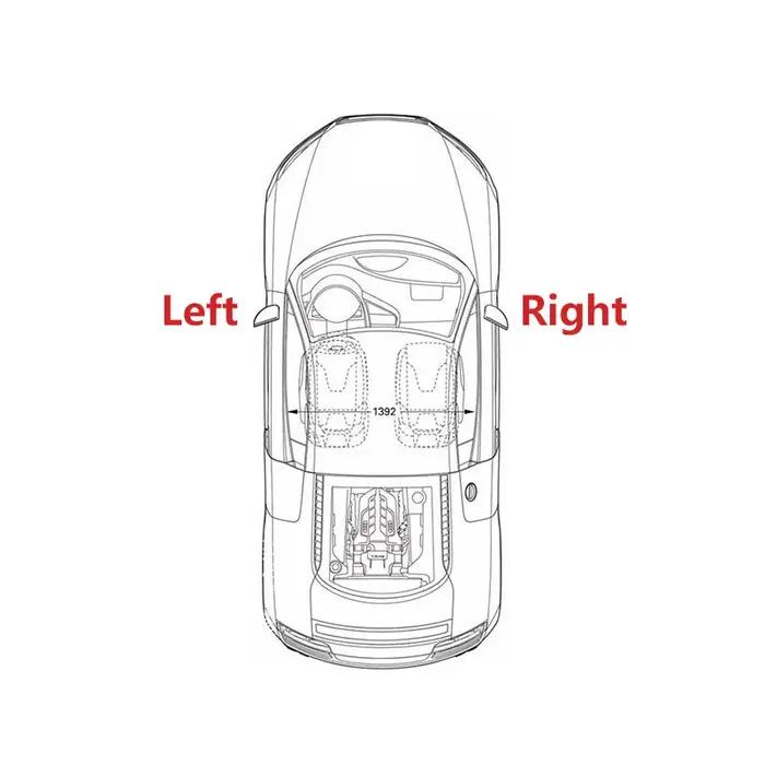 Pour Subaru Forester SJ 2013 2014 2015 2016 voiture pare-chocs avant antibrouillard cadre de lampe g