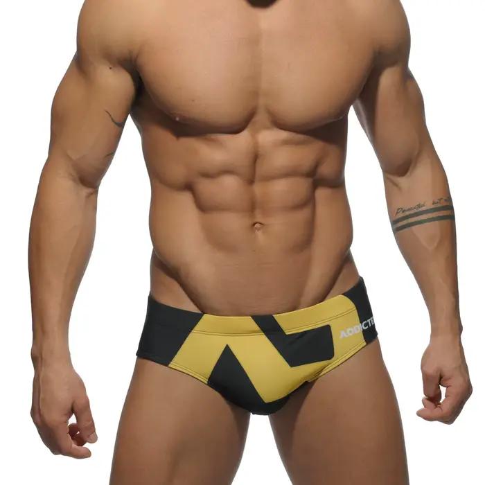 Hommes Sexy été plage courte basse attendre slip de bain maillots de bain Surf plage Boxer brève bro