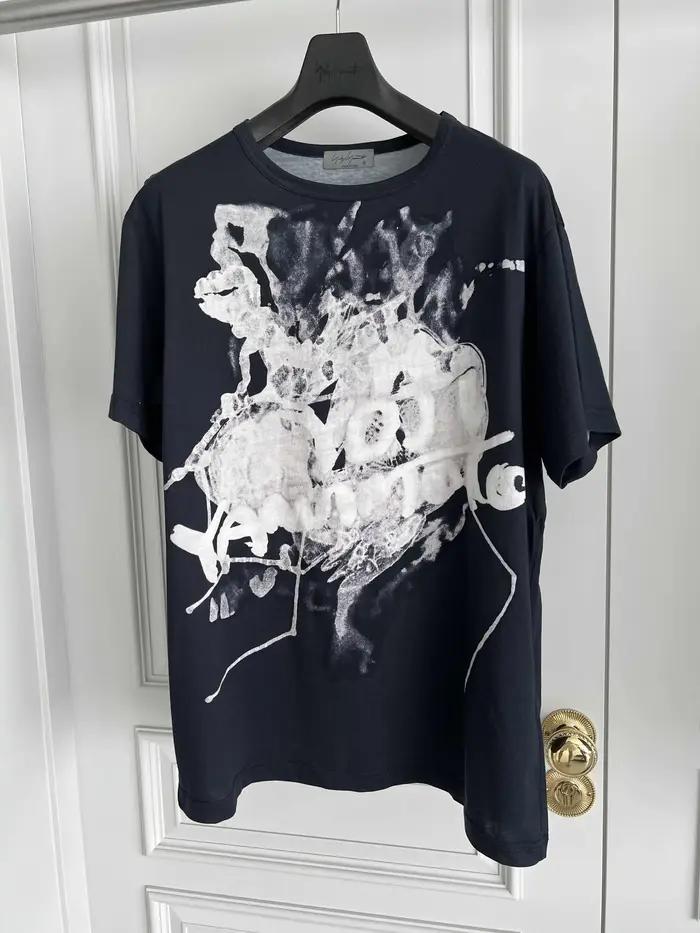 Pull tricoté en pur coton, design original de TOP-YAMAMOTO, imprimé teint par nouage, sur le thème s