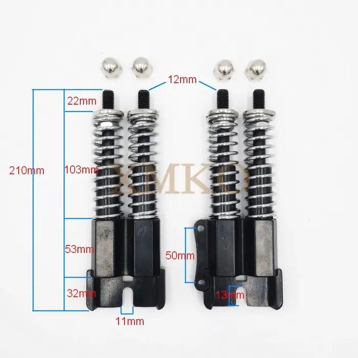 Fourche d'amortisseur avant hydraulique à double entraînement pour scooter électrique, absorption de