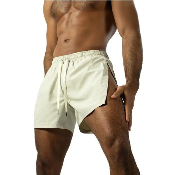 Short sport homme séchage rapide course gym - Pantalon fitness été plage fermeture éclair