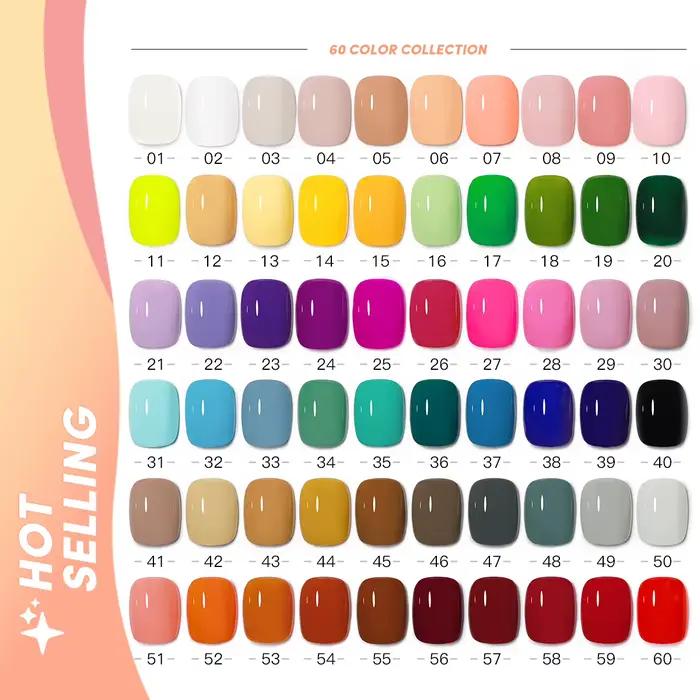 Mxsi couleur 15ml Gel à ongles fournitures professionnelles pas définir Soak Off UV vernis Gel longu