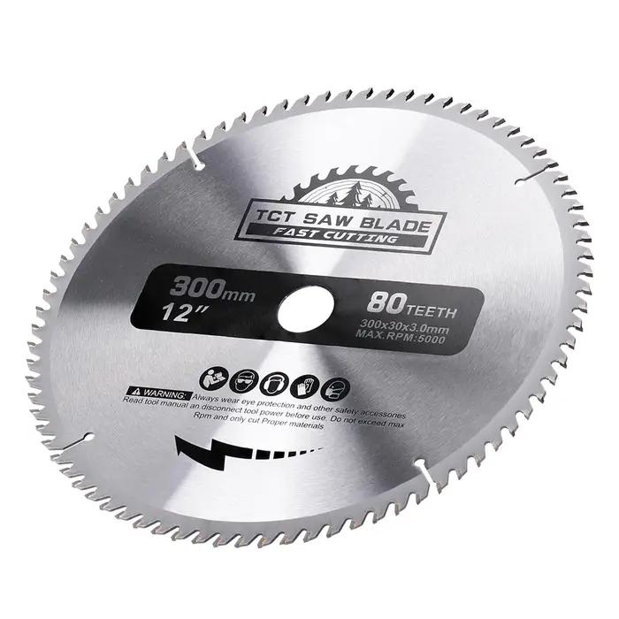 XCAN lame de scie à bois 230 235 250 254 255 300mm TCT disque de coupe de bois lame de scie circulai