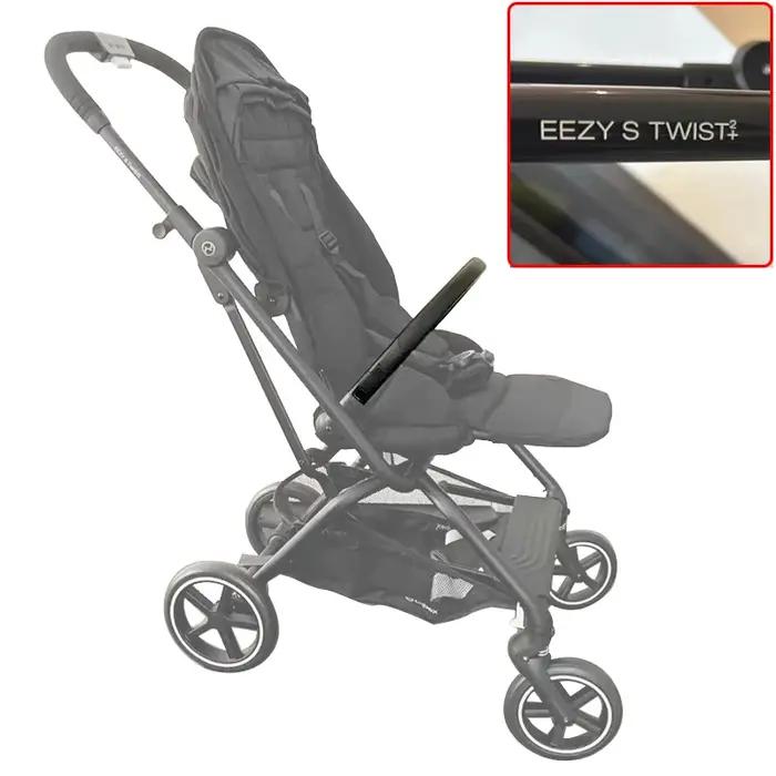 Barre de pare-chocs Buggy pour Cybex Eezy S Twis Plus 2, accoudoir de poussette réglable à ouverture
