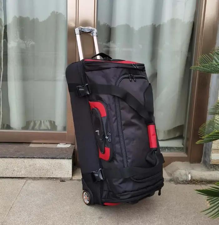 Sac à dos de football de grande capacité pour hommes et femmes, bagage à roulettes, sac de voyage, v