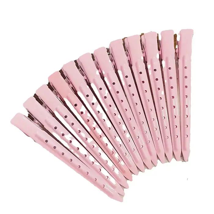 Pinces à cheveux en métal ajouré, 12 pièces, Style de rue minimaliste à la mode, matériau en alliage