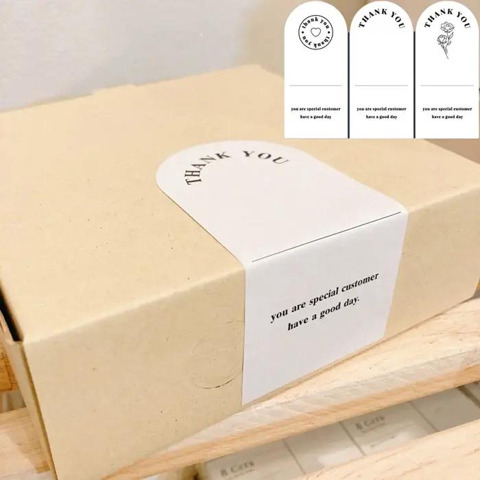 Étiquette autocollante de sceau, 50 pièces, agréable pour vous rencontrer aussi, merci, petites entr