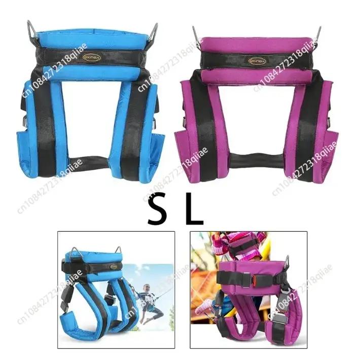 Harnais de sécurité pour trampoline en nylon, ceinture de sécurité, équipement de protection à dégag