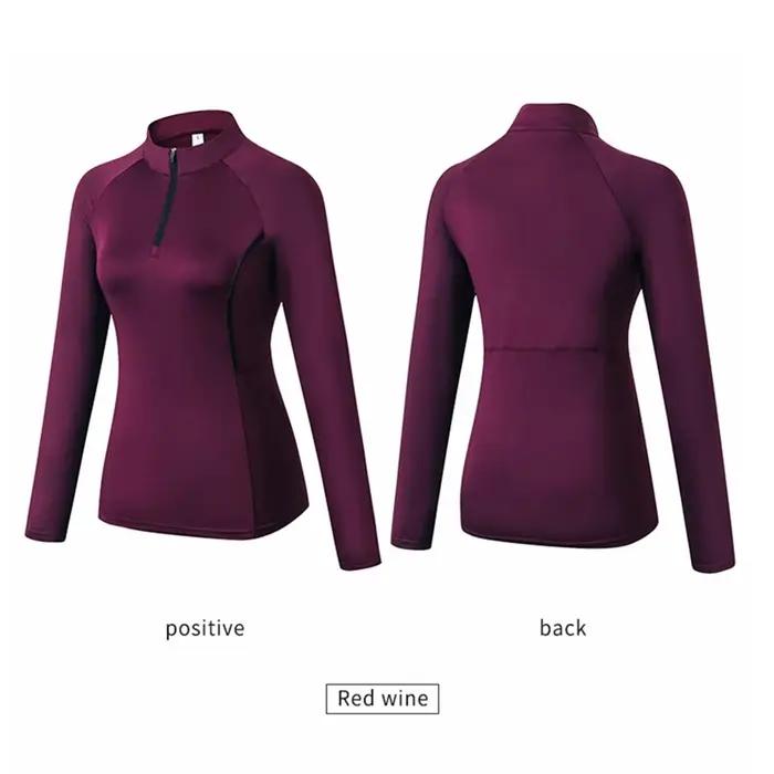 Chemise d'entraînement pour femmes à manches longues automnales conçue pour la course à pied yoga gymnastique fitness jogging en plein air confortable durable et élégante