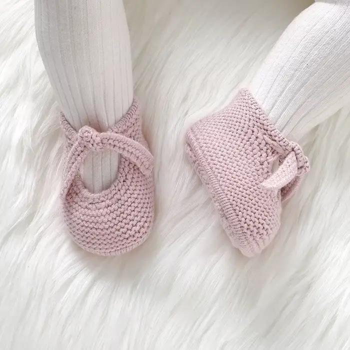 Chaussures en tricot pour bébé de 0 à 18 mois, bottes de lit pour nouveau-né, garçon et fille, acces