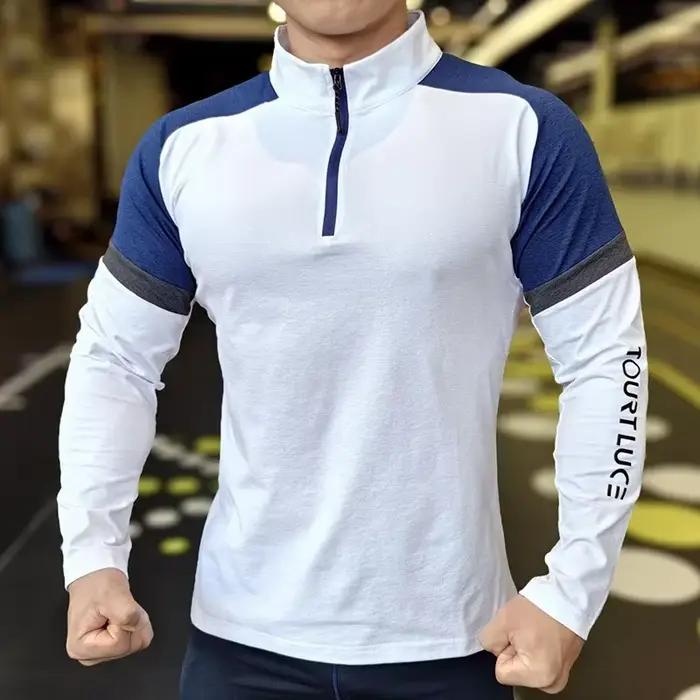 Sweat-shirt de compression pour homme - Respirant et élastique pour le jogging