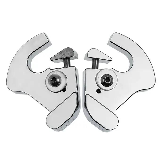 Poignées de dossier de moto pour Harley Sportster XL, Sissy Bar amovible, porte-bagages, kit de clip