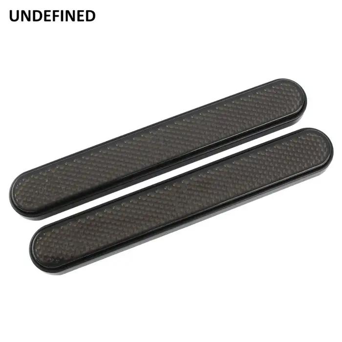 Réflecteur universel de moto pour Harley Sportster Dyna, couvercle de loquet de sacoche rectangulair