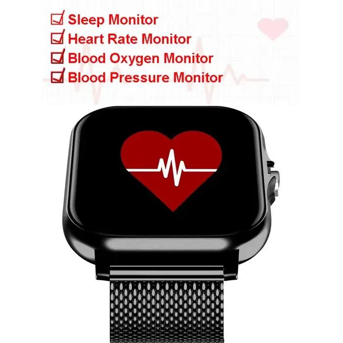 Montre multifonctionnelle 2026 pour hommes et femmes avec Bluetooth, musique, suivi de fitness et moniteur de sommeil pour entraînement et bien-être