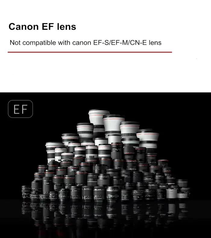 Bague d'adaptation Autofocus Viltrox EF-M2II pour objectif Canon EF vers appareils photo série montu
