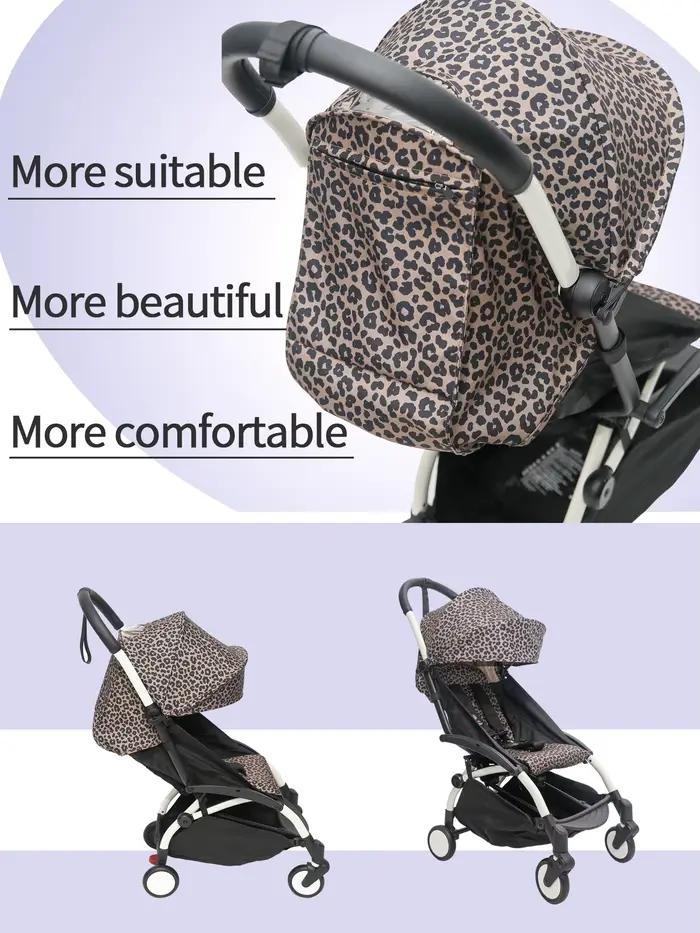 6 + auvent et matelas adaptés pour YOYO3 YOYO2 YOYA, tissu épais imperméable, imprimé léopard, couss