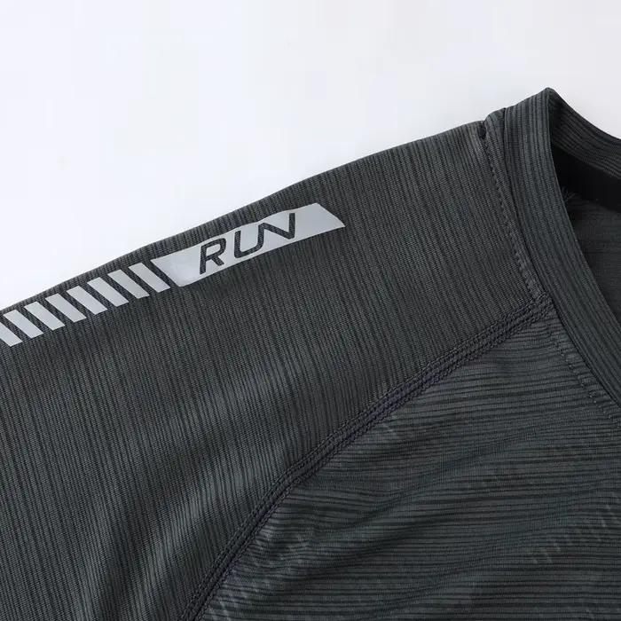 T-shirt de Sport à manches courtes pour homme, séchage rapide, respirant, pour entraînement, course