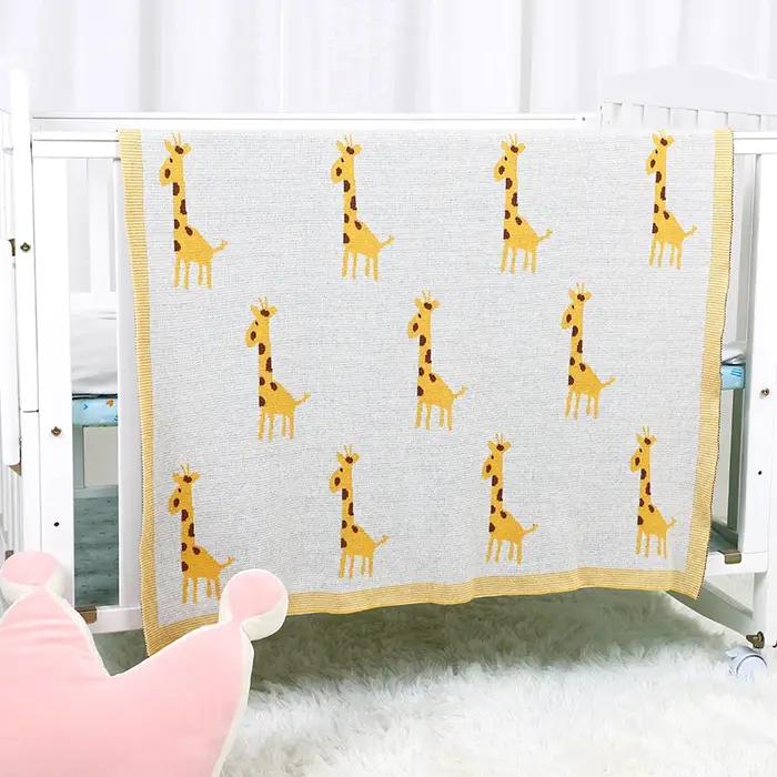 Couverture pour bébé 100% coton, literie pour nouveau-né fille et garçon, courtepointes CPull à carr