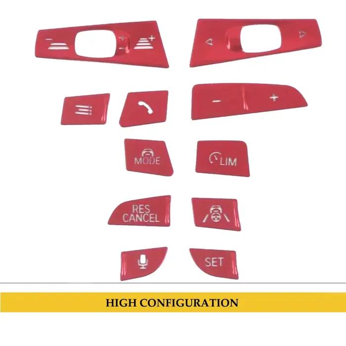 Couverture de cadre de boutons de volant de voiture, autocollants de garniture pour BMW série 3 G20