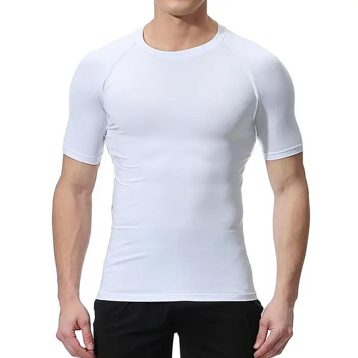 T-shirt athlétique homme séchage rapide compression graphique angel chrétien sport