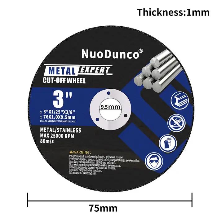 Nouveau disque de coupe en résine de 3 pouces (75 mm) pour Dremel, disque de découpe de métal, disqu