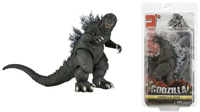 NECA-Figurine articulée Godzilla en PVC, version film, cadeau pour enfants, 17cm, 2001