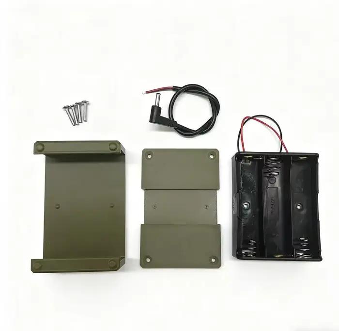 tr uSDX Émetteur-récepteur 18650 Kits de boîtier de batterie par DL2MAN