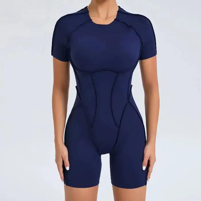 Ensemble de vêtements de sport une pièce pour femme, ensemble de yoga, combinaison de fitness sexy,