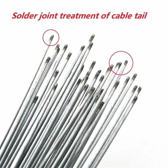 1-2-2.5-3-4-5 mètres câble de frein type T vtt VTT câble de frein de vélo électrique 1.5mm 2mm 2.5mm