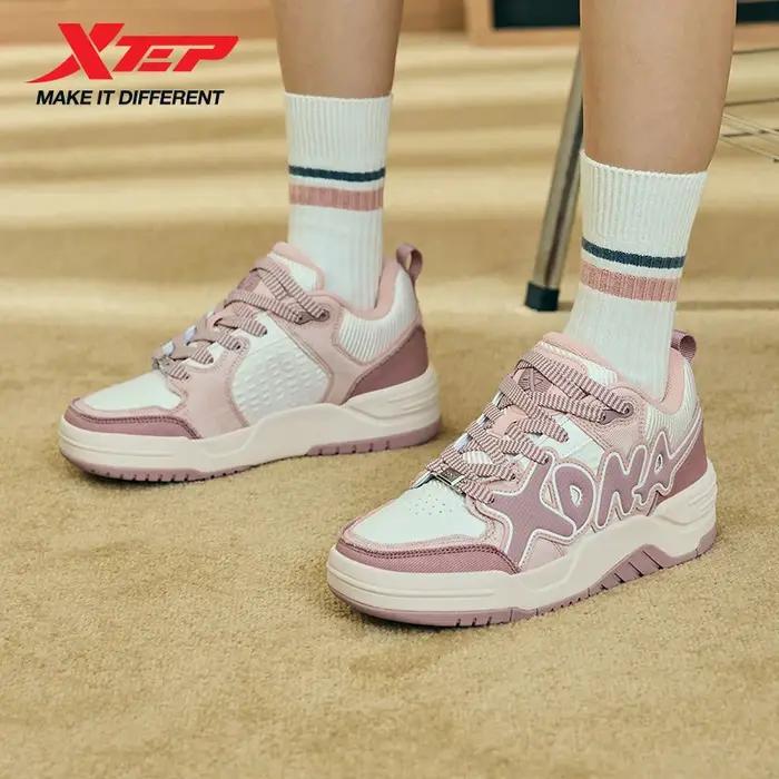 Chaussures sport femmes Xtep Oubao hiver - Baskets running rétro coussin rebond mode 976418330004