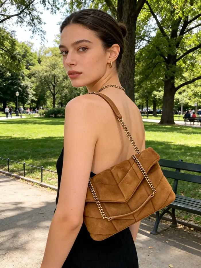 Sacs à bandoulière classiques Boston pour femmes, sacs à main de luxe, sacs à main en cuir véritable