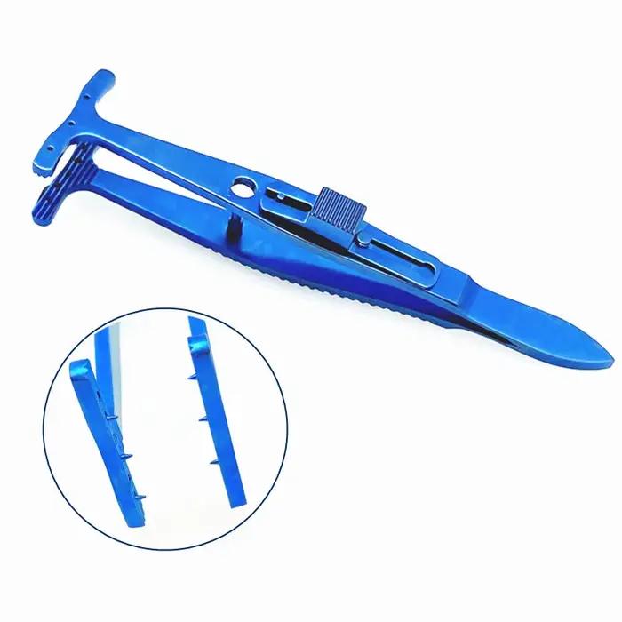 Pince à épiler réutilisable pour la propordu strabisme, en titane, générateur des yeux, instrument,
