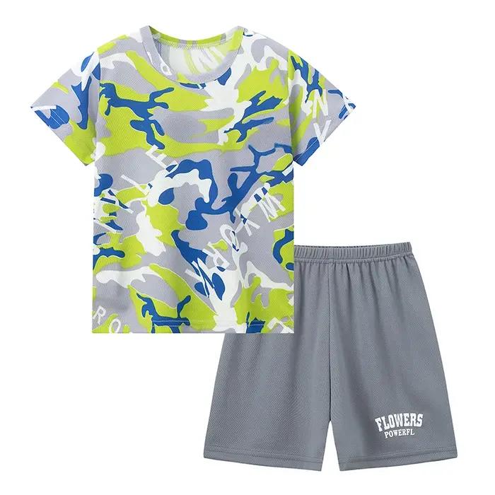 Combinaison de Camouflage multicolore à séchage rapide, 2/6 paquets, pour enfants d'été, garçons, sp