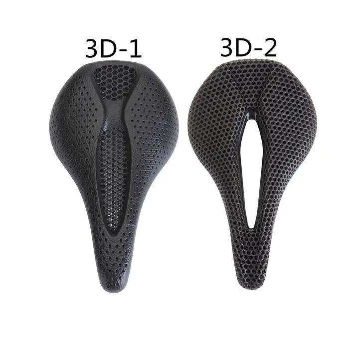 BALUGOE-Selle de vélo en carbone imprimée en 3D, siège de VTT confortable, coussin en accent d'abeil