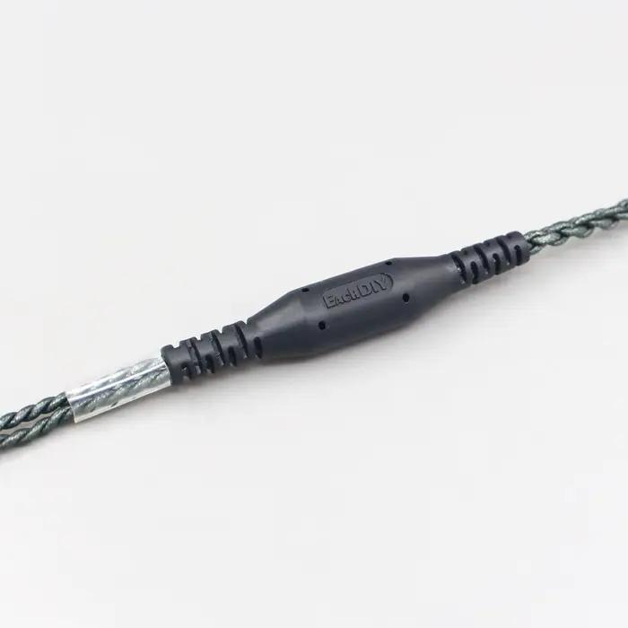 Câble d'écouteurs à feuille d'argent équilibré, 45ohm, 3.5mm 2.5mm 4.4mm, pour ER4SR ER4XR ER3XR ER3