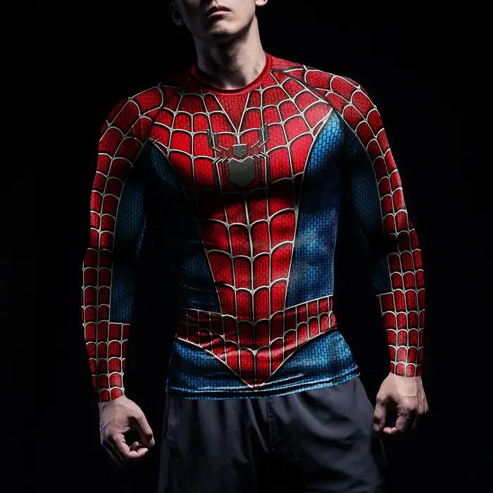 NADANBAO – chemises de Compression pour hommes, protection contre les éruptions cutanées, Cosplay, s