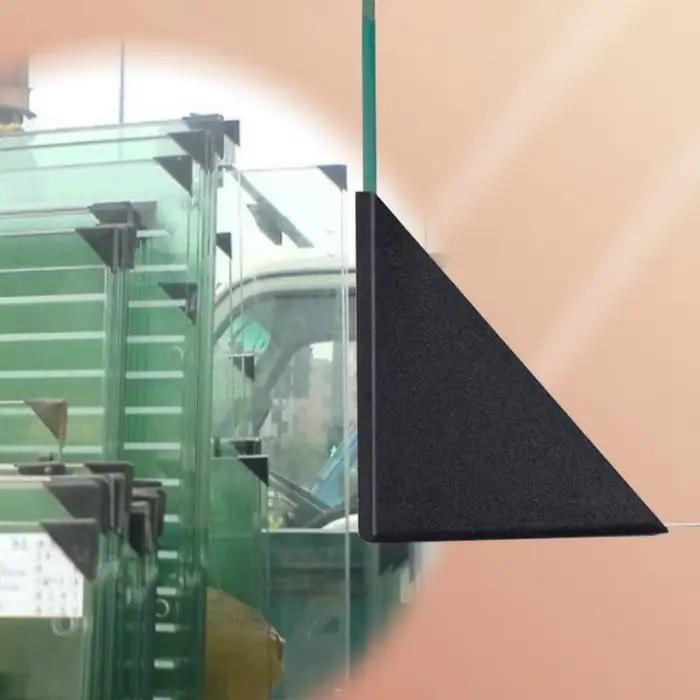 Couvercle de protection d'angle de Table noir, 16 pièces, panneau de verre, cadre photo, transporteu